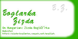 boglarka zizda business card